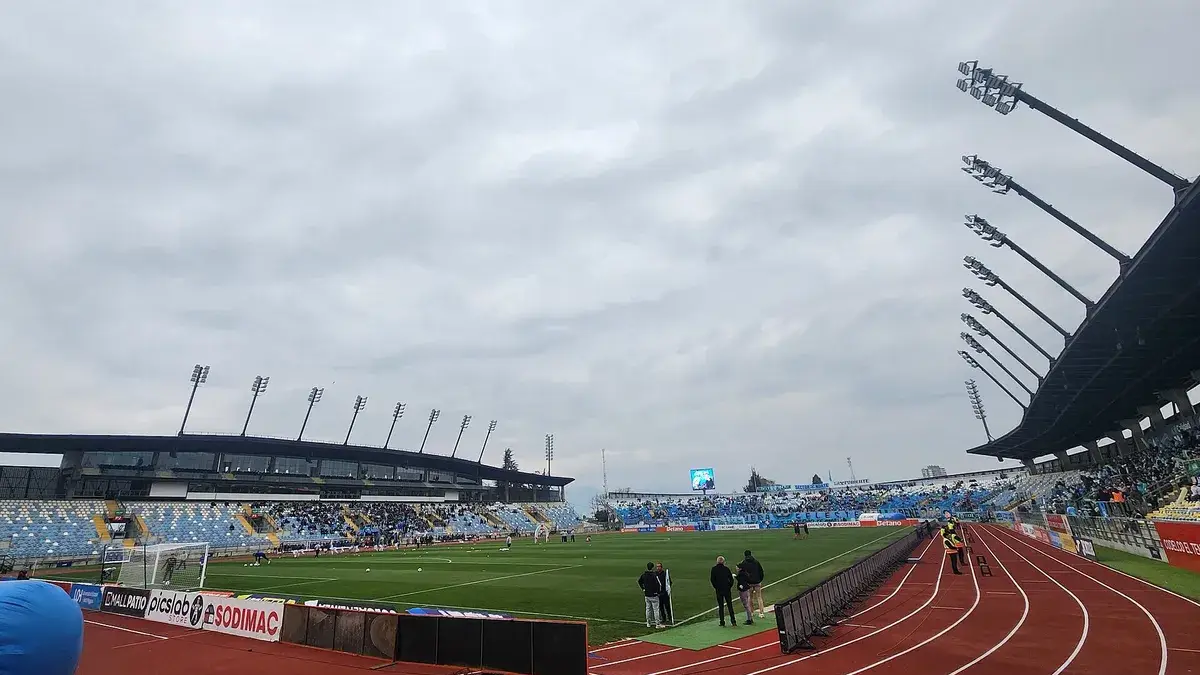 Estadio El Teniente de Rancagua durante un partido de O'Higgins en 2025