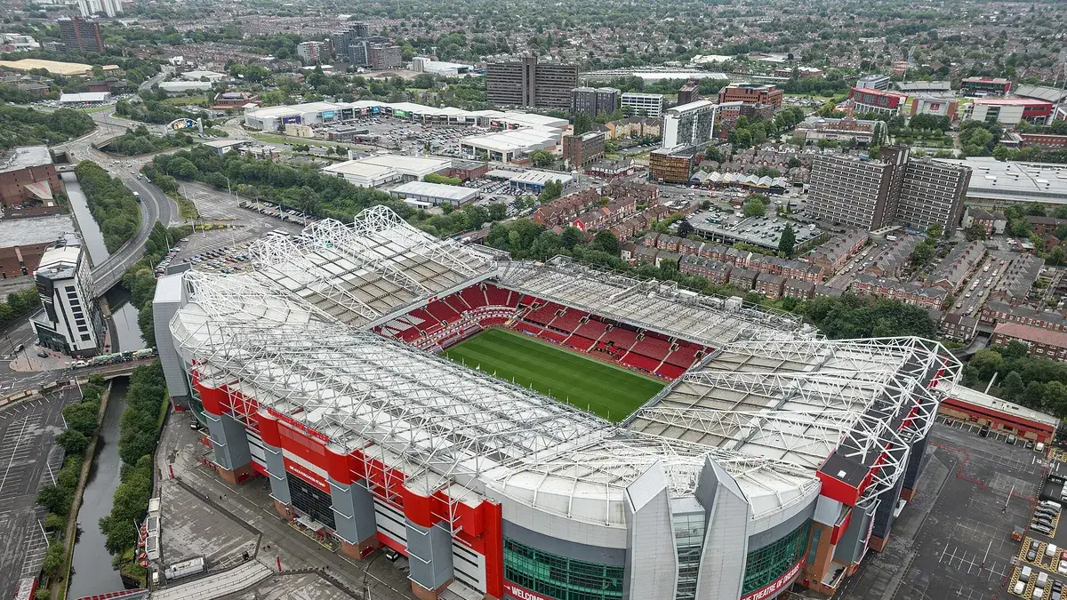 Old Trafford, home of Manchester United