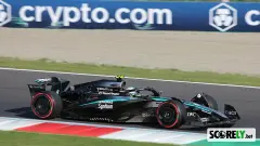 Andrea Kimi Antonelli pilotando su monoplaza Mercedes en el circuito (foto de archivo)