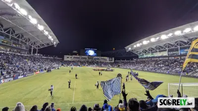 Vista nocturna del Subaru Park, estadio del Philadelphia Union (file photo)