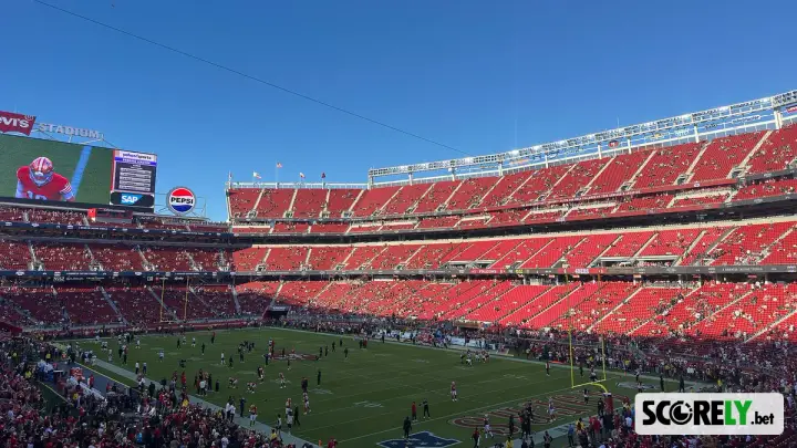 Vista panorámica del Levi's Stadium durante un partido de los 49ers (file photo)