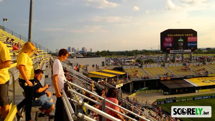 Vista panorámica de las gradas del estadio del Columbus Crew (file photo)