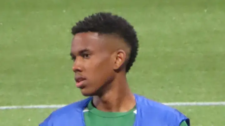 Estêvão em partida pelo Palmeiras