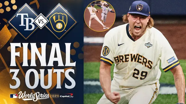 THRILLING 9th INNING: Brewers ESCAPE jam vs. Rays for World Series Game 1 win 🍿 | MLB Highlights