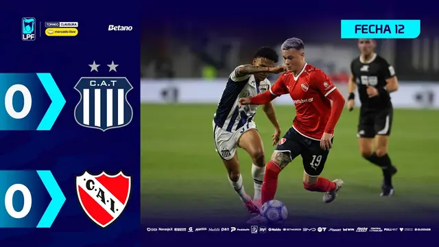TALLERES 0 - 0 INDEPENDIENTE | Resumen del partido | #TorneoMercadoLibre Clausura 2026 🏆