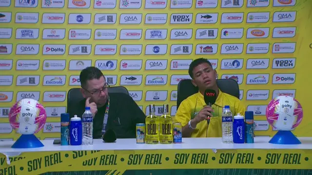 Rueda de prensa de Real Cartagena tras su partido con Patriotas
