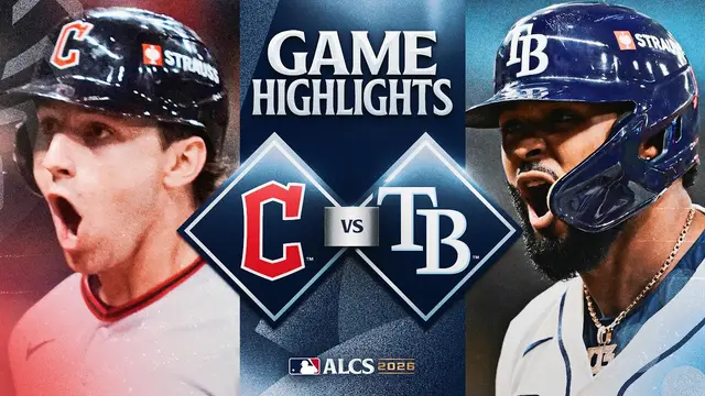 GUARDIANS vs. RAYS: ALCS Full Game 1 Highlights (October 12) | 2026 MLB Postseason