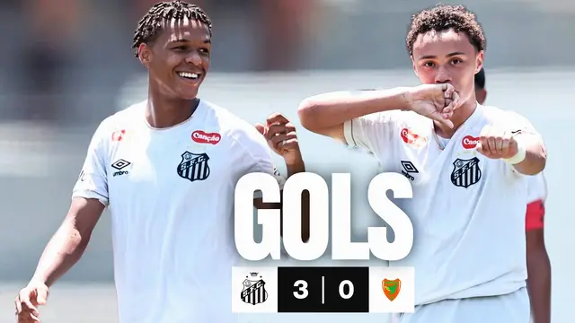 SANTOS 3 x 0 BRASILIS FC | GOLS | PAULISTA SUB-17 (10/10/26)