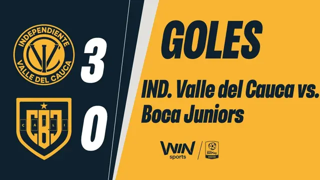 Ind. Valle del Cauca vs. Boca Juniors (goles) | Torneo BetPlay Dimayor 2026-2 | Fecha 14