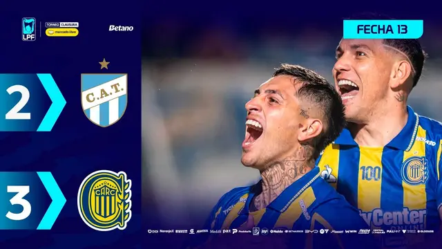 ATLÉTICO TUCUMÁN 2 - 3 ROSARIO CENTRAL | Resumen del partido | #TorneoMercadoLibre Clausura 2026 🏆