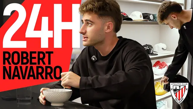 24 horas con Robert Navarro | Jugador del Athletic Club