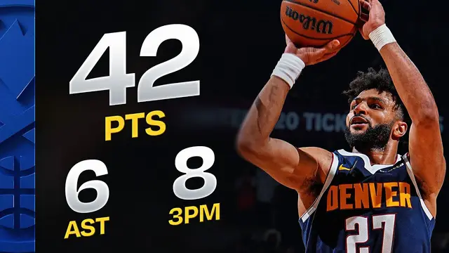 Jamal Murray Lights It Up From Deep With 42 Points and 8 Threes 🎯 | October 24, 2026