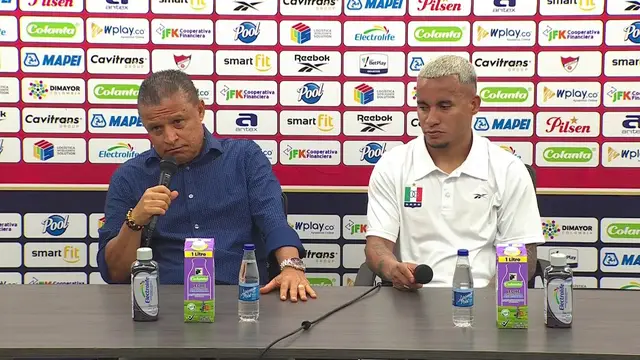 Rueda de prensa de Once Caldas tras su partido con Medellín