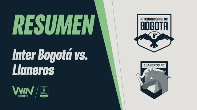 Internacional de Bogotá vs. Llaneros (resumen y goles) | Copa BetPlay Dimayor 2026 | Cuartos
