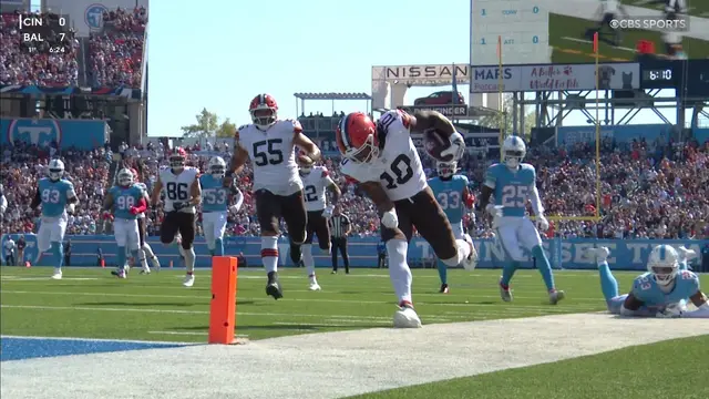 Judkins rumbles for a Browns' big gain, then TD!