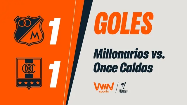 Millonarios vs. Once Caldas (goles) | Liga BetPlay Dimayor 2026-2 | Fecha 13