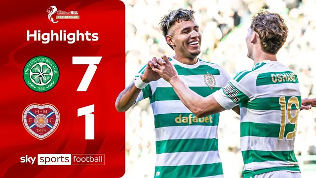 Celtic hit SEVEN past Hearts! 💥 | Celtic 7-1 Hearts | Scottish Premiership Highlights