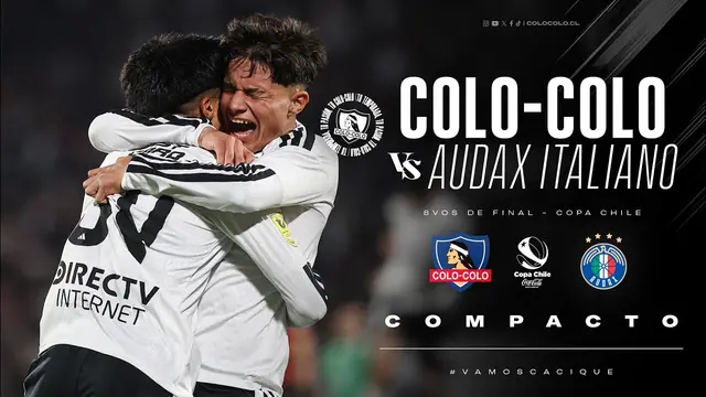 Colo-Colo vs Audax Italiano | Copa Chile | Clasificados a cuartos de final