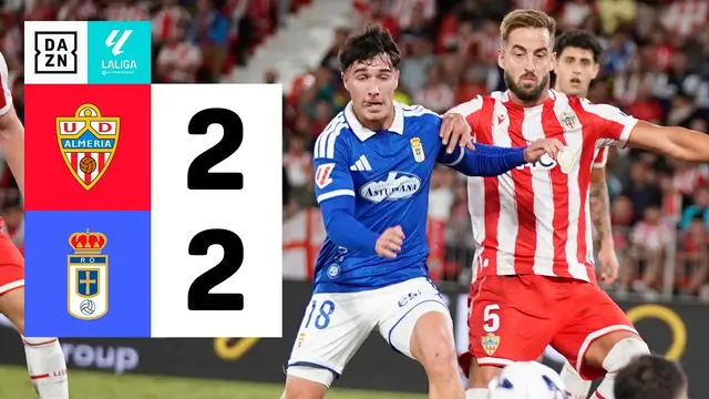 UD Almería vs Real Oviedo (2-2) | Resumen | Highlights LALIGA HYPERMOTION