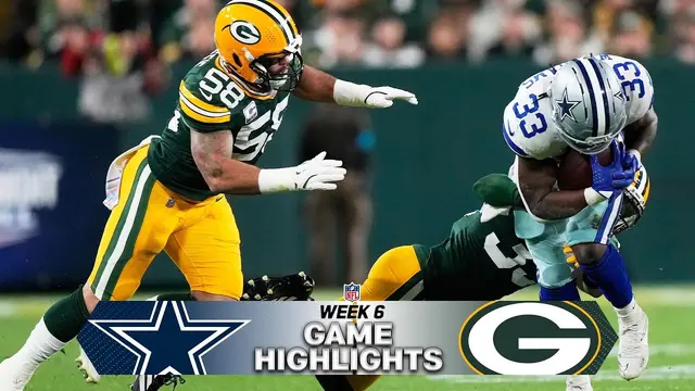 Dallas Cowboys vs Green Bay Packers Game Highlights | 2026 NFL Season Week 6