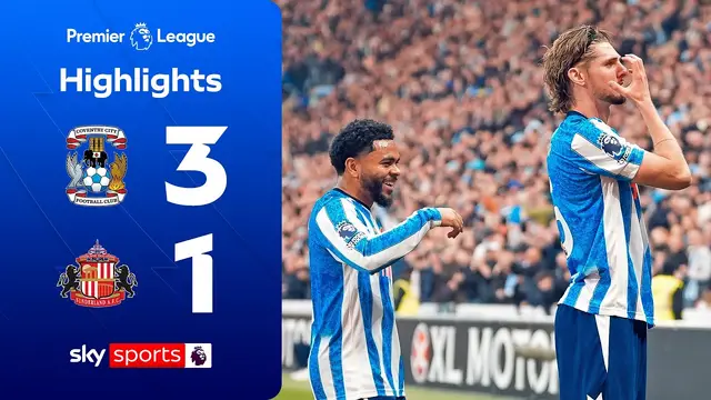 Coventry thump rock-bottom Black Cats! 👊 | Coventry 3-1 Sunderland | Premier League Highlights