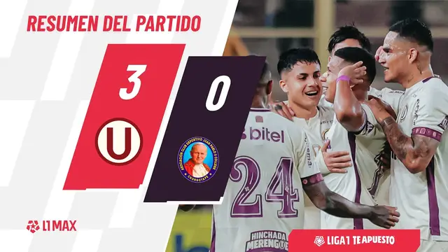 Universitario 3-0 Juan Pablo II: resumen del PARTIDO y mejores JUGADAS | #Liga1Teapuesto2026