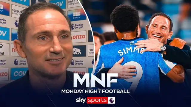 Frank Lampard reacts after Coventry’s first home Premier League win in 25 years! 👏