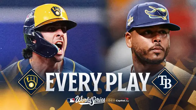 EVERY PLAY from Brewers vs. Rays World Series Game 3