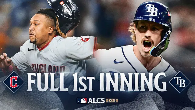 Rays strike first for an early 2026 ALCS lead vs. Guardians! | MLB Highlights (Entire 1st Inning)