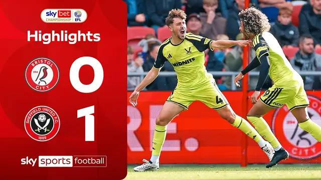 Arblaster STUNNER gets Blades win! | Bristol City 0-1 Sheffield United | EFL Highlights