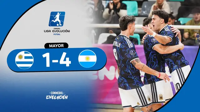 URUGUAY vs. ARGENTINA | HIGHLIGHTS | CONMEBOL LIGA EVOLUCIÓN FUTSAL - ZONA SUR | MAYOR