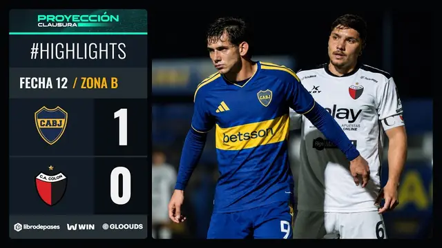 BOCA 1 - 0 COLÓN I Resumen del partido I #TorneoProyección Clausura 2026