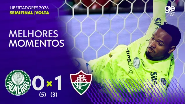 PALMEIRAS 0 (5) x (3) 1 FLUMINENSE | MELHORES MOMENTOS |  SEMIFINAL | CONMEBOL LIBERTADORES | ge tv