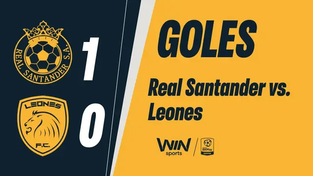 Real Santander vs. Leones (goles) | Torneo BetPlay Dimayor 2026-2 | Fecha 14