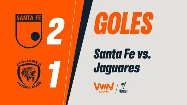 Santa Fe vs. Jaguares (goles) | Liga BetPlay Dimayor 2026-2 | Fecha 7