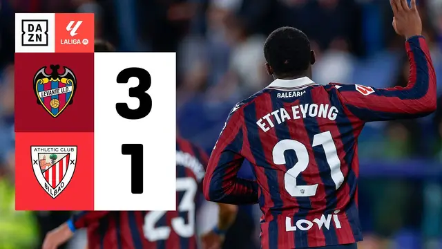 Levante UD vs Athletic Club (3-1) | Resumen y goles | Highlights LALIGA EA SPORTS