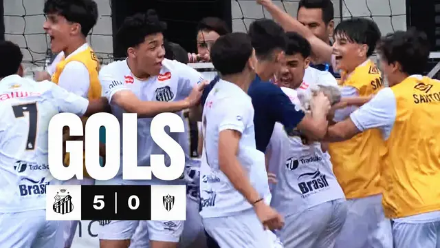 SANTOS 5 x 0 EC SÃO BERNARDO | GOLS | PAULISTA SUB-14 (18/10/26)