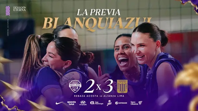 REBAZA ACOSTA 2-3 ALIANZA LIMA | LA PREVIA BLANQUIAZUL | ALIANZA LIMA VOLEY 🟣👏🏾