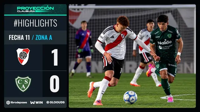RIVER 1 - 0 SARMIENTO I Resumen del partido I #TorneoProyección Clausura 2026