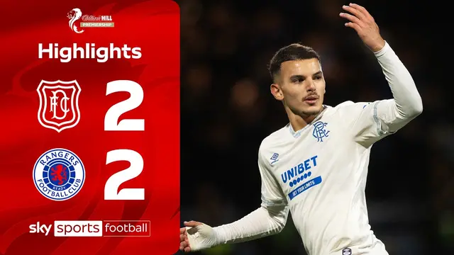 Dundee END Rangers' winning run! | Dundee 2-2 Rangers | Scottish Premiership Highlights