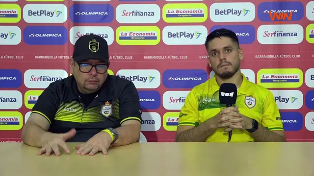 Rueda de prensa de Real Cartagena tras su partido con Barranquilla