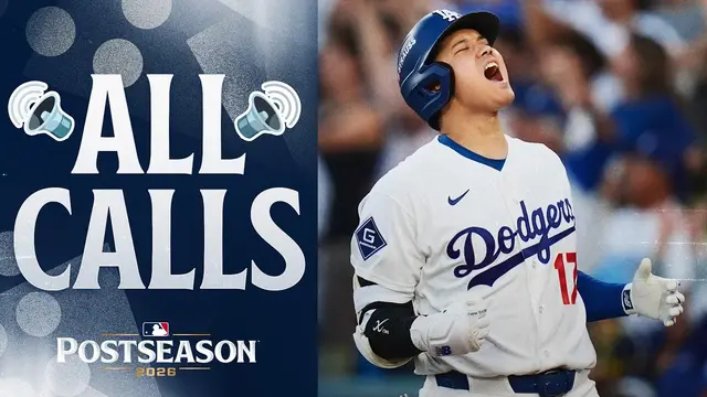 ALL CALLS of Shohei Ohtani's three-run home run for the Dodgers in Game 4 of the NLCS! 🔊 | 大谷翔平ハイライト
