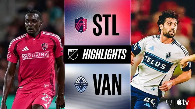 St. Louis CITY SC vs. Vancouver Whitecaps FC | Full Match Highlights | Streak Stalled!