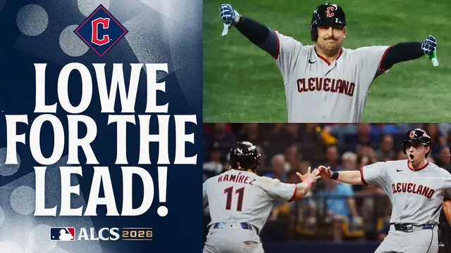 GET LOWE! Nathaniel Lowe's 2-run single puts the Guardians ahead! | MLB Highlights (Full 8th Inning)