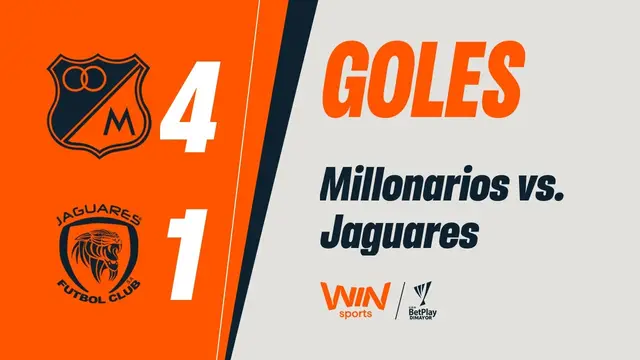 Millonarios vs. Jaguares (goles) | Liga BetPlay Dimayor 2026-2 | Fecha 15