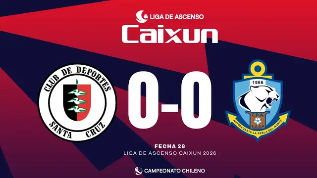 #LigadeAscensoCaixun | Deportes Santa Cruz vs Deportes Antofagasta | #Fecha28