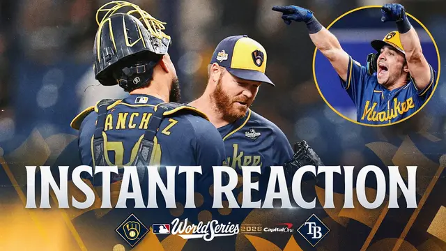 INSTANT REACTION: Brewers tie their Postseason record with TEN RUNS! | MLB Highlights