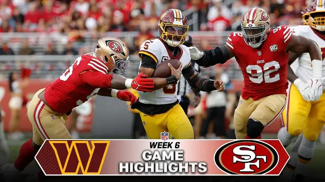 Washington Commanders vs San Francisco 49ers Game Highlights | 2026 NFL Season Week 6