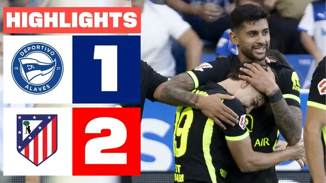 DEPORTIVO ALAVÉS 1 - 2 ATLÉTICO DE MADRID | RESUMEN LALIGA EA SPORTS
