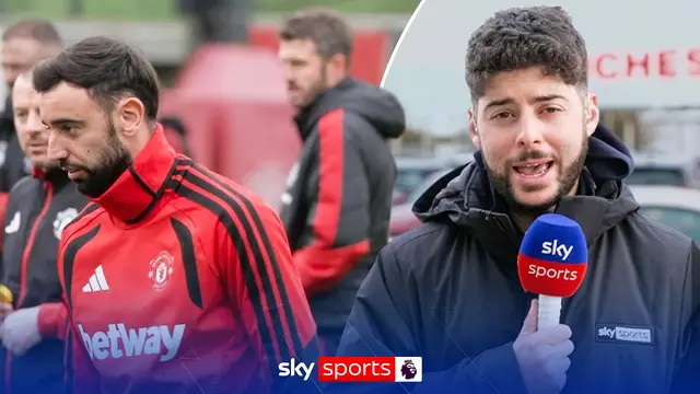 Update from Man Utd training as Bruno and Carrick 'clear the air' and Mainoo's fitness revealed!